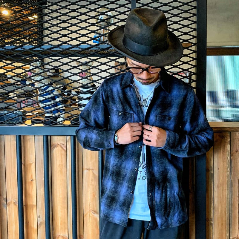 CWORKS 【Jaime /wool shirt】 (FINE CREEK ) | ・ ・