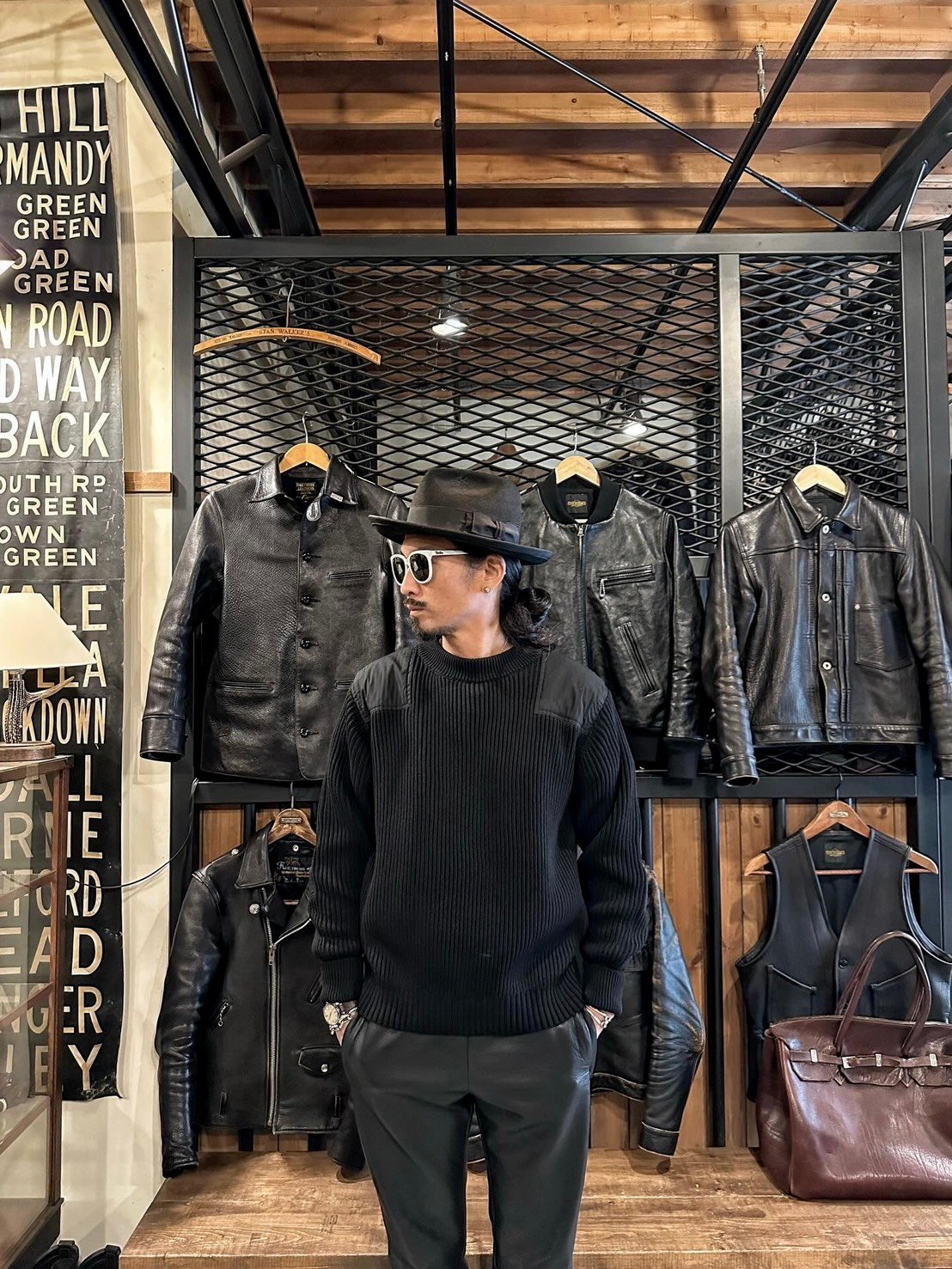MOSSIR セットアップ John Naber ブラック 40 モシール MOSSIR(モシール)【LIttle John / command sweater】(FIN