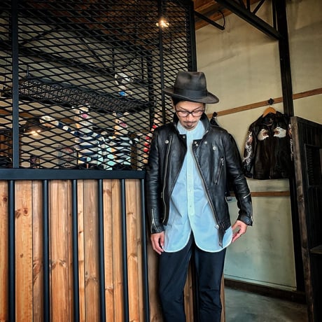 CWORKS 【Brooklyn / band collar shirt 】  (FINE CREEK )