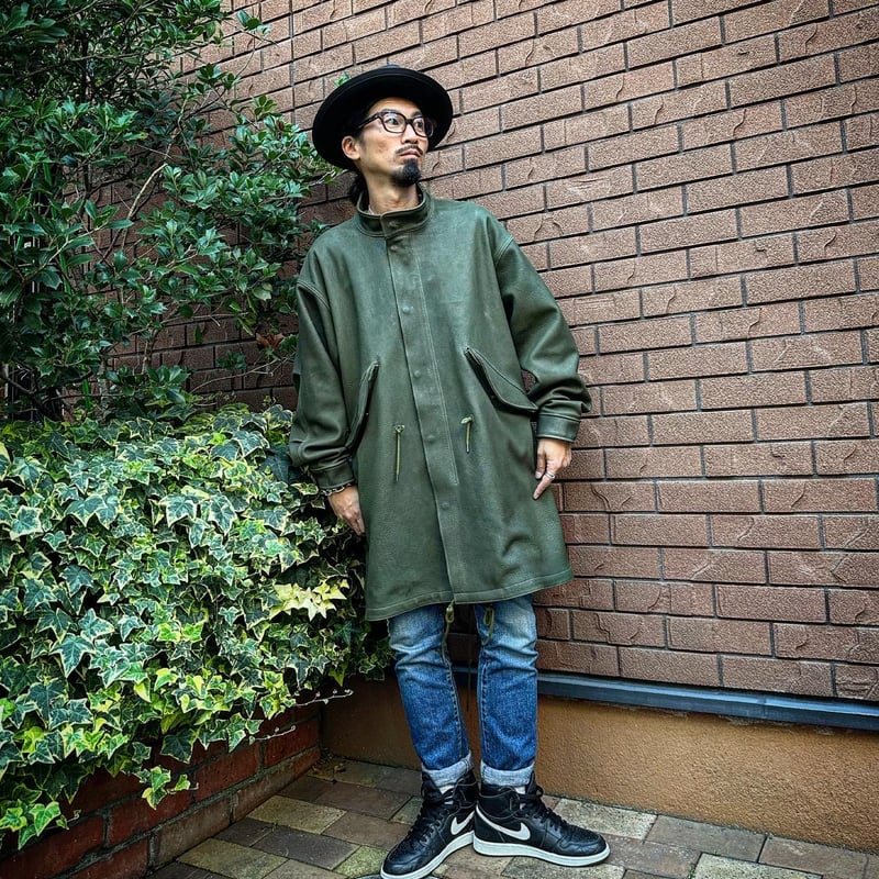 OILCO ダブルブレスト モッズコート 40R オリーブグリーン OILCO ダブルブレスト モッズコート 40R オリーブグリーン