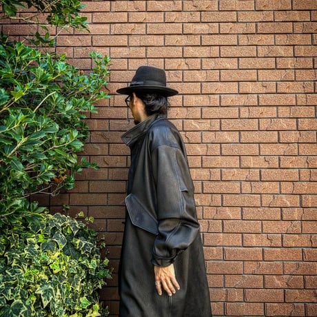 CWORKS【Lur / ﾙﾙ】Leather M65用 hood（BLACK）(FINE CREEK )