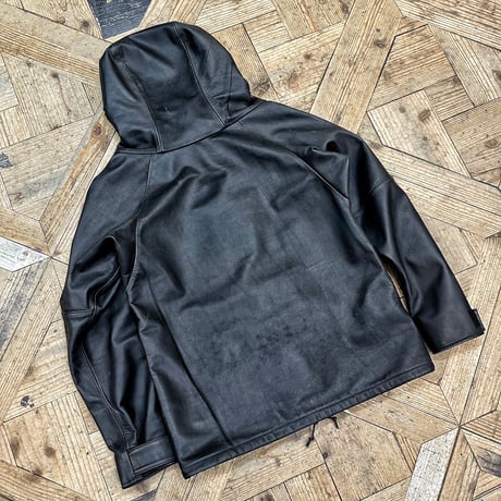 MOSSIR【MARTIAL / ﾏｰｼｬﾙ】waterproof leather Parker Jacket (ﾌｧｲﾝｸﾘｰｸ) 2026年2月末～2026年10月末入荷予定！！