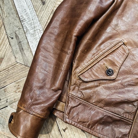 FINE CREEK ＆CO【Rosen jacket / ﾛｰｾﾞﾝｼﾞｬｹｯﾄ】 zip cossack (horse) BROWN