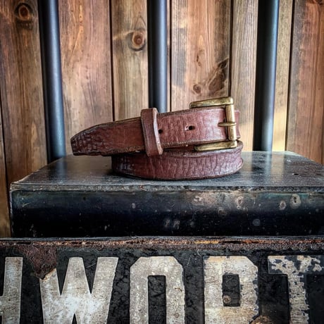 Dutch Leather Company  / Rusted belt　ご予約　納期９月末〜１０月末入荷予定！！