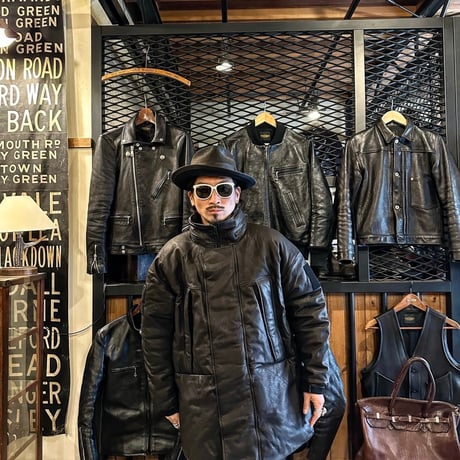CWORKS【Len / レン】Leather MONSTER PARKA (FINE CREEK )