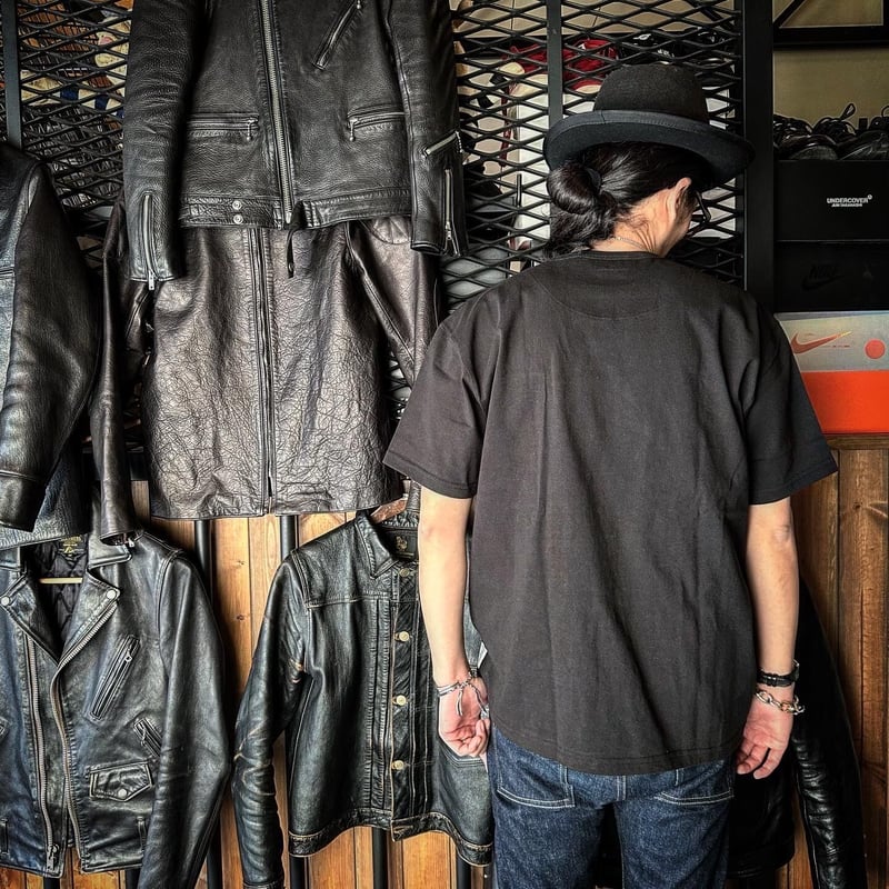 ナインチェ CHAIN STITCH LOGO SHORT ZIP-UP BLOUSON / Number⑨ロゴ