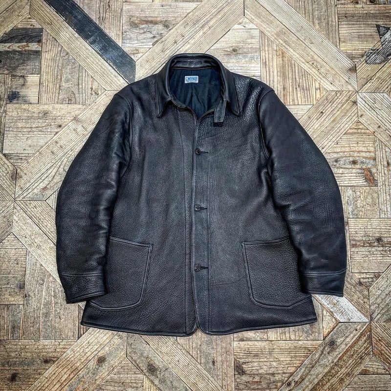 CWORKS【Load / ロード】Deer leather coverall (FINE CWORKS【Load / ロード】Deer leather coverall (FINE