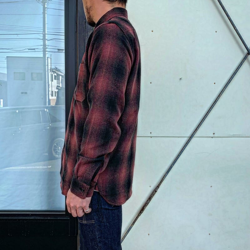 CWORKS 【Jaime /wool shirt】 (FINE CREEK ) | ・ ・
