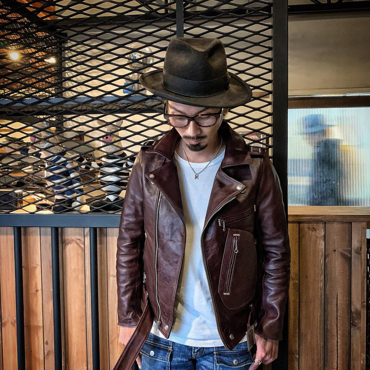 FOUNTAINHEAD LEATHER【 DELTA / デルタ 】【BROWN】 | ・