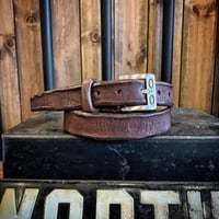 Dutch Leather Company × MASAYOSHI / D belt (Rusted)