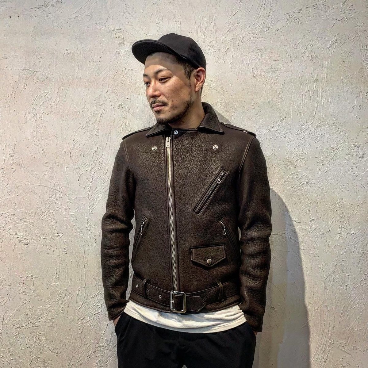 ジャケット・アウター FINE CREEK LEATHERS LEON custom BROWN FINE CREEK LEATHERS【Leon / レオン】(Custom)(BROWN)