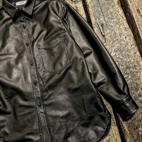 MOSSIR【Good Man / ｸﾞｯﾄﾞﾏﾝ】 washable leather shirt