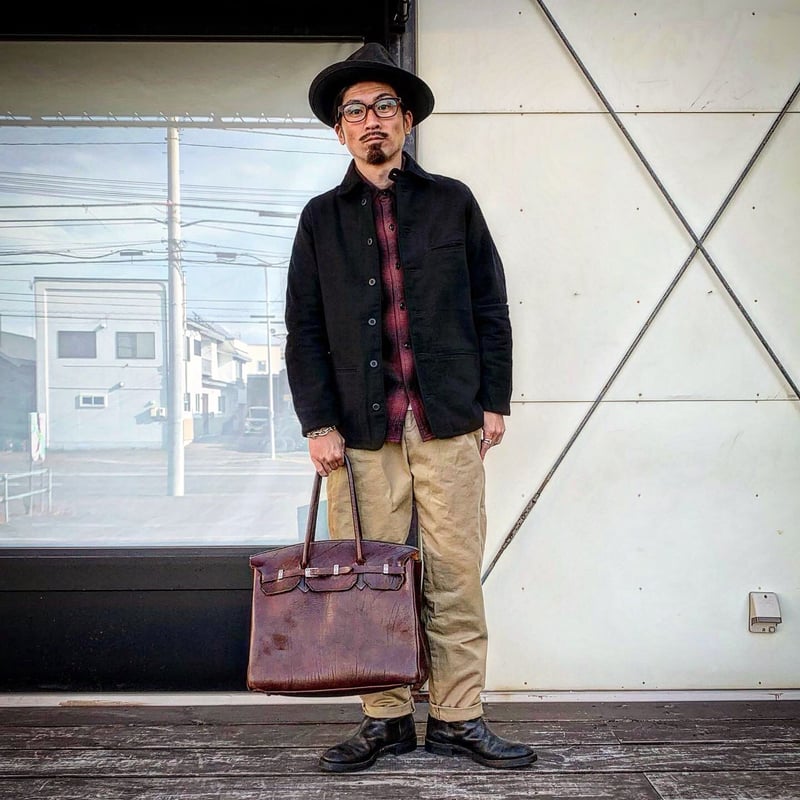CWORKS 【Gilmer herringbone / coverall】 (FINE C