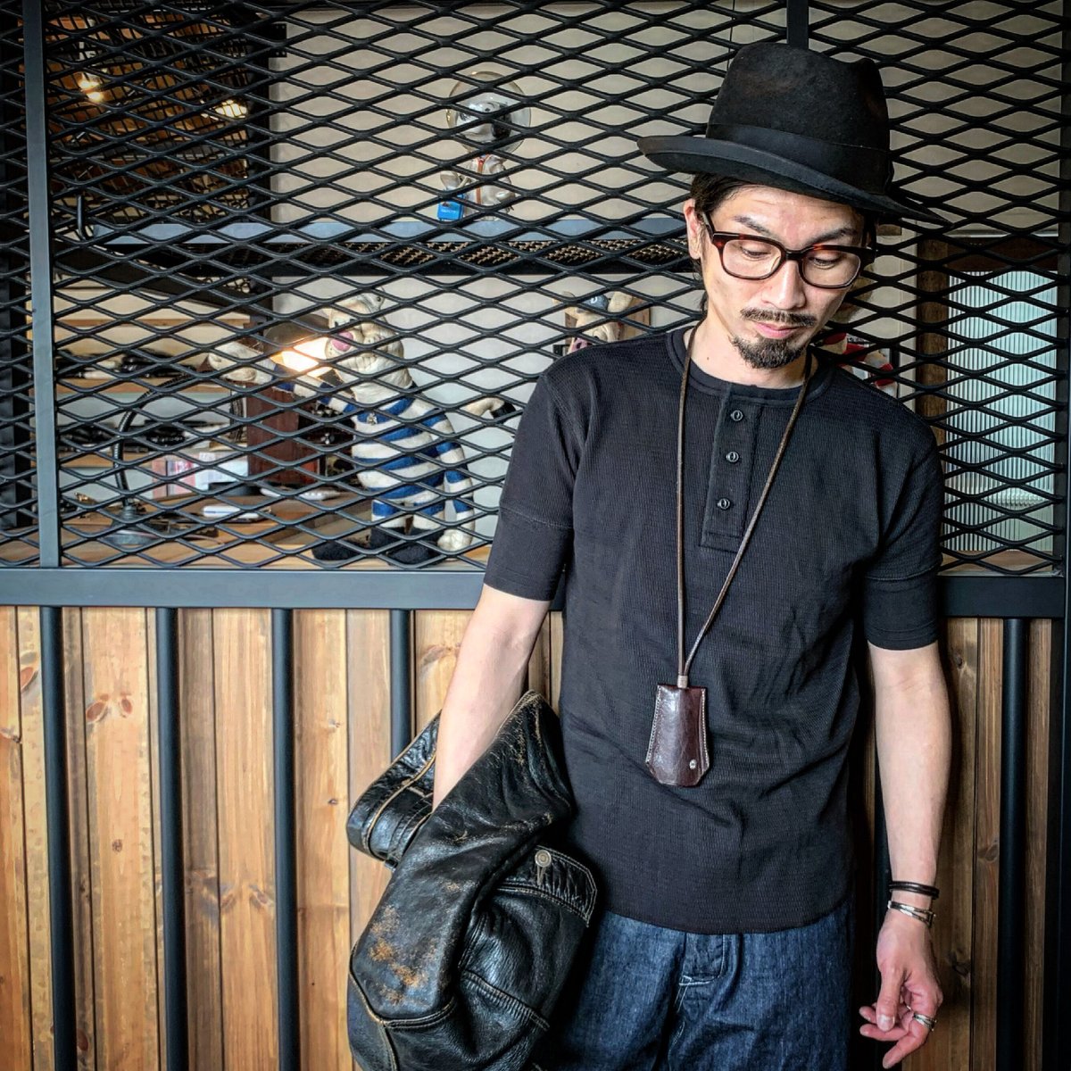 HIGHWAY NINE ハイウェイナイン H-NECK ハニカムサーマル S/STee HIGHWAY NINE ハイウェイナイン H-NECK ハニカムサーマル S/STee