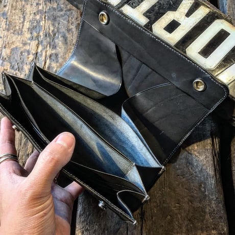 Dutch Leather Company ×  MASAYOSHI garcon wallet【BLACK series】