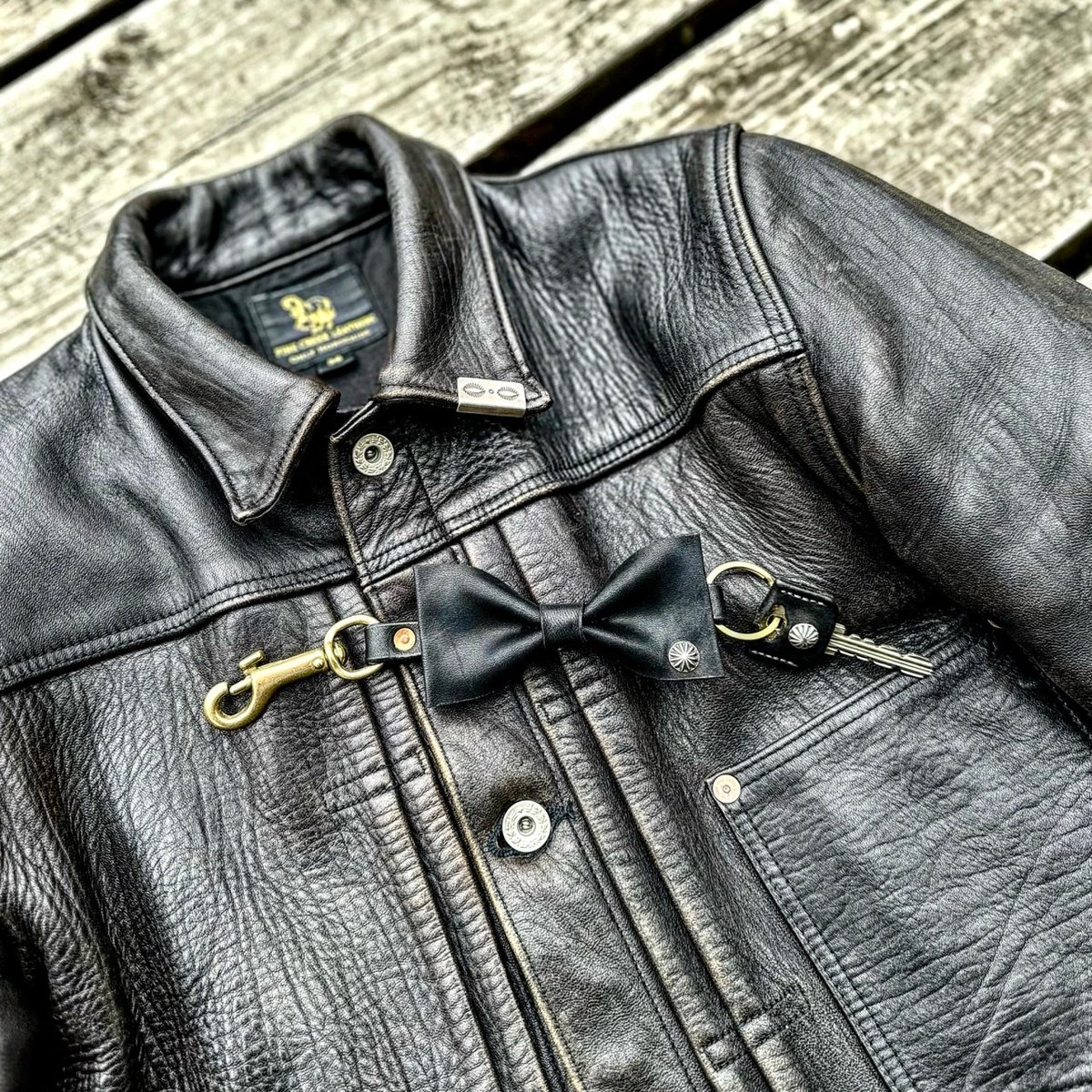 Dutch Leather Company × MASAYOSHI ribbon key h