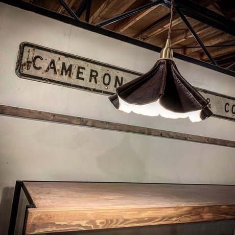 Dutch Leather Company pendant light shade