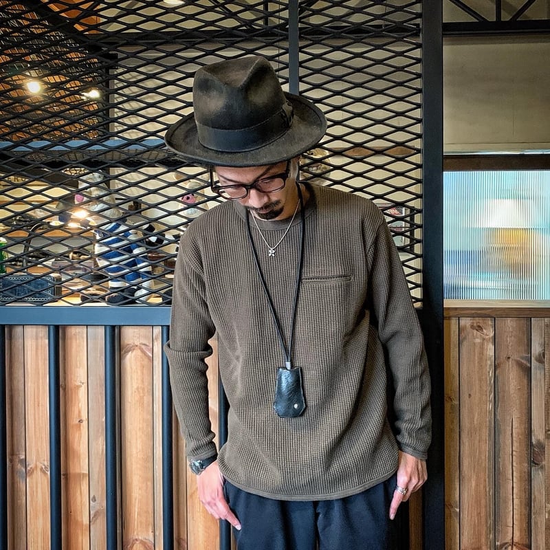 FINE CREEK C-WORKS セス　ヴィンテージ加工フードスウェット CWORKS 【Clifford / Waffle L/S】 (FINE CREEK ) |