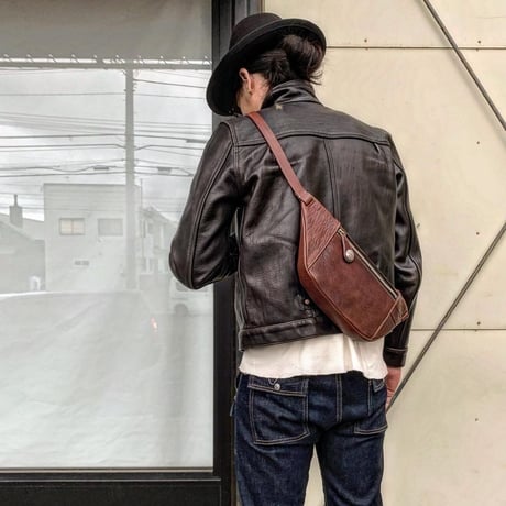 Dutch Leather Company × MASAYOSHI 【Body bag】〜irregular〜