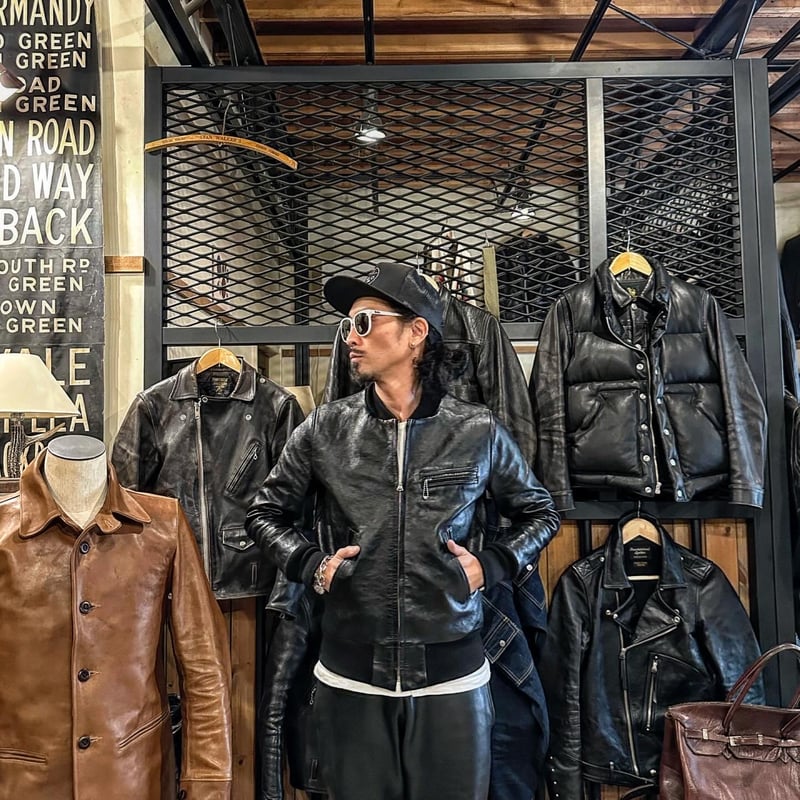 RYAN LEATHERWEAR レザージャケット LLサイズ FINE CREEK ＆CO 【Ryan / ﾗｲｱﾝ】BLACK (horse) | ・ ・
