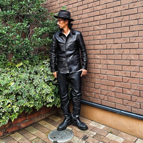 FINE CREEK ＆CO【Drifter / ﾄﾞﾘﾌﾀｰ】 car coat (horse) BLACK
