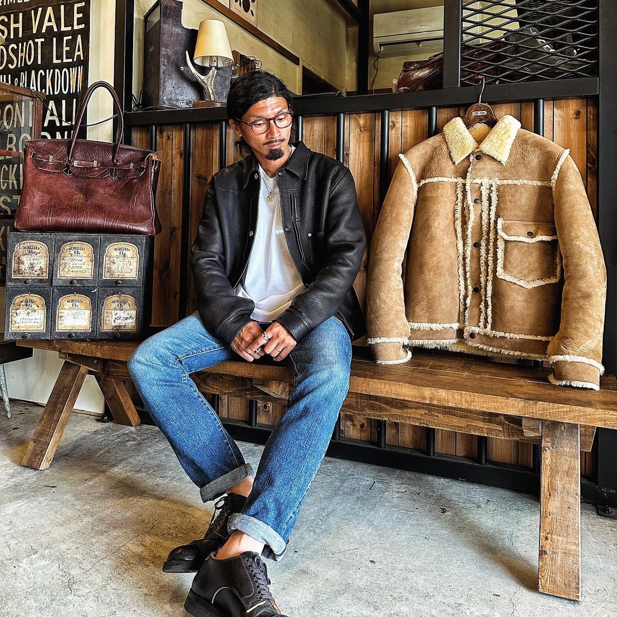 ハイラージレザーズ Jonesサイズ 40現ファインクリークレザーズ ハイ