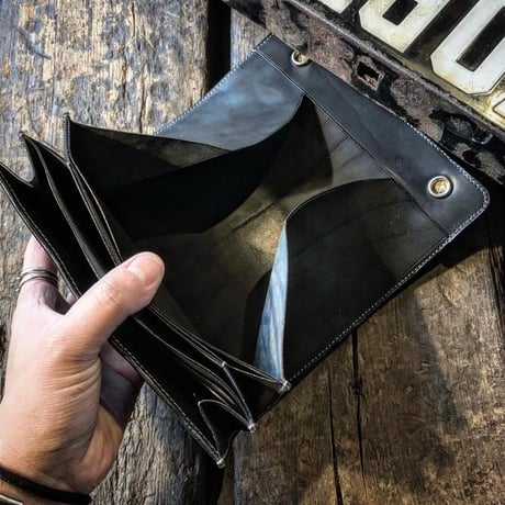 Dutch Leather Company ×  MASAYOSHI garcon wallet【BLACK series】