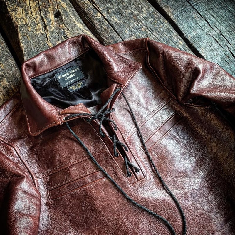 Fountainhead Leather Epsilon 美中古 42 馬革 Fountainhead Leather