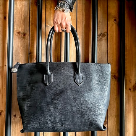 Dutch Leather Company × MASAYOSHI Zip Tote Bag【BLACK series】