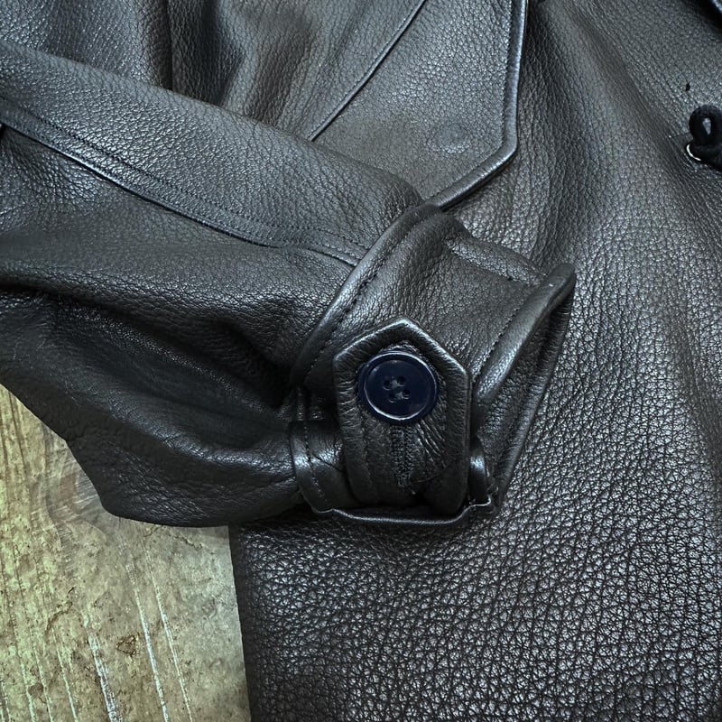 CWORKS【Ltail / ﾙﾃｰﾙ】Leather M65 fishtail（BLACK）