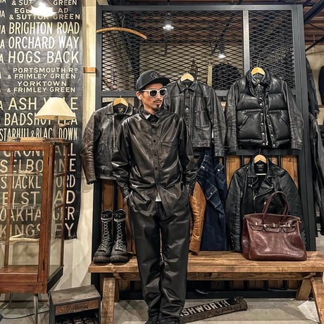 MOSSIR【Good Man / ｸﾞｯﾄﾞﾏﾝ】 washable leather shirt