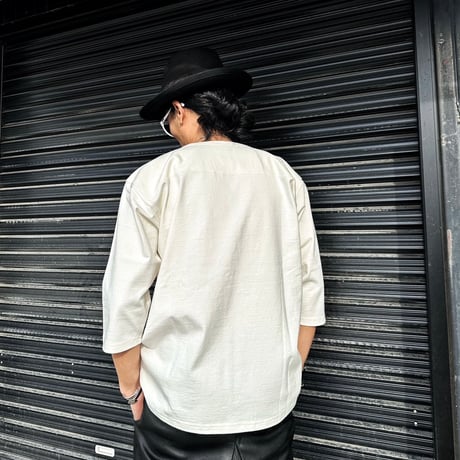 HIGHWAY NINE ハイウェイナイン 10/-TENJIKU ROUGH FIT FOOT BALL PRINT Tee「NEW YORK」