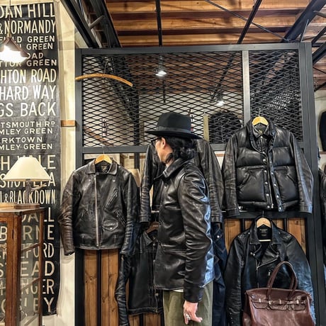 FINE CREEK ＆CO【Drifter / ﾄﾞﾘﾌﾀｰ】 car coat (horse) BLACK