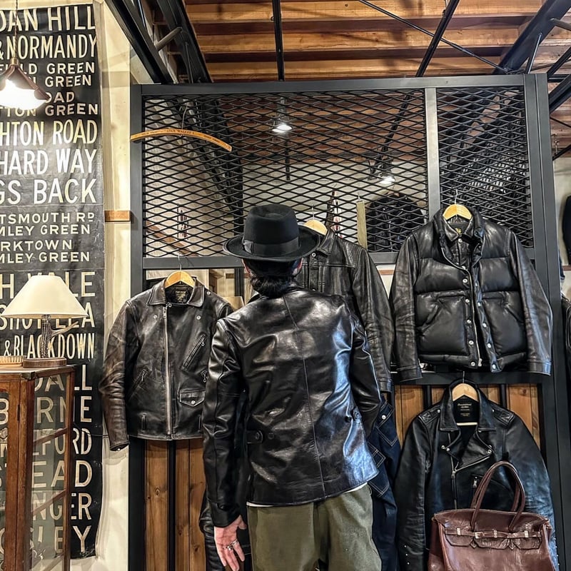 ぽ*ん様 ロストコントロール　グラッドハンド　ファインクリーク　レザーカーコート FINE CREEK ＆CO【Drifter / ﾄﾞﾘﾌﾀｰ】 car coat (hors