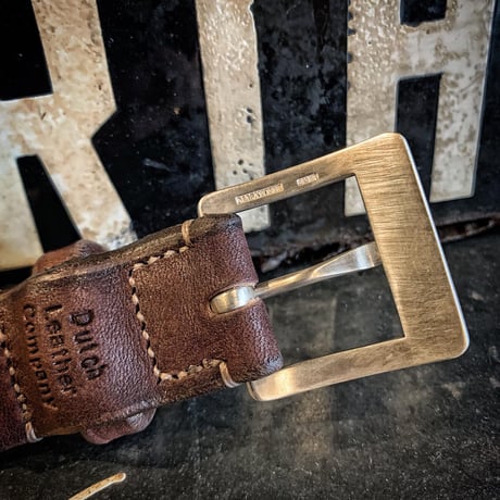 Dutch Leather Company × MASAYOSHI / D belt (Rusted)