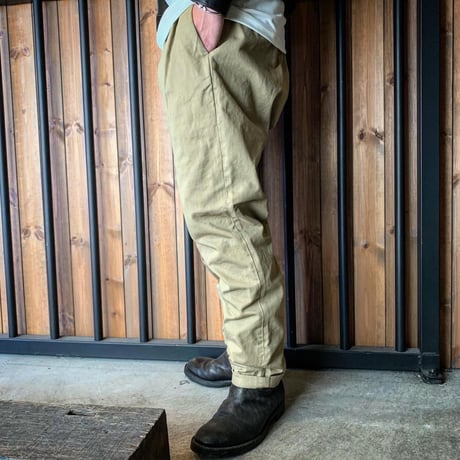 CWORKS 【Falk/Two Tuck Chino Work Pants】