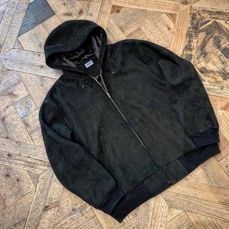 CWORKS【Crispy / ｸﾘｽﾋﾟｰ 】Deer suede (BLACK)(FINE CREEK )