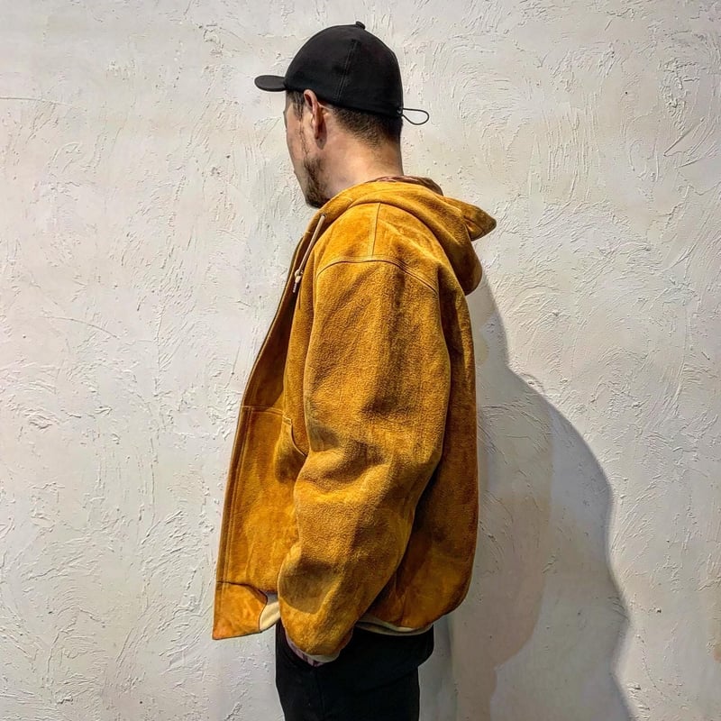 CWORKS【Crispy / ｸﾘｽﾋﾟｰ 】Deer suede (CAMEL)(FINE