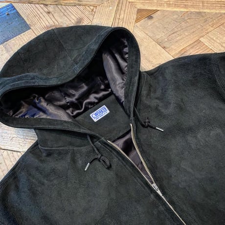CWORKS【Crispy / ｸﾘｽﾋﾟｰ 】Deer suede (BLACK)(FINE CREEK )