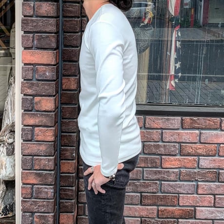 HIGHWAY NINE ハイウェイナイン V-NECK RIB L/S Tee(5005)
