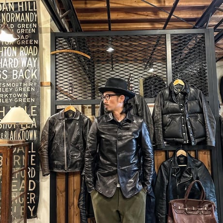 FINE CREEK ＆CO【Drifter / ﾄﾞﾘﾌﾀｰ】 car coat (horse) BLACK