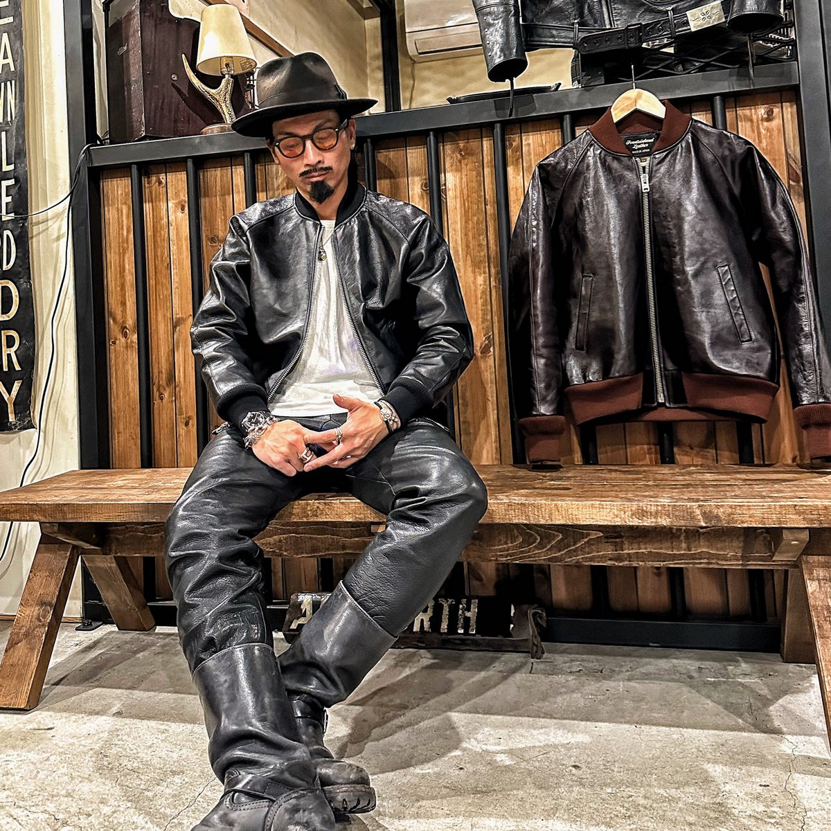 FOUNTAINHEAD LEATHER【LAMBDA/ ラムダ】【BLACK】 | ・ ・・