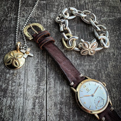 Dutch Leather Company ×  MASAYOSHI Watch belt  18GOLD