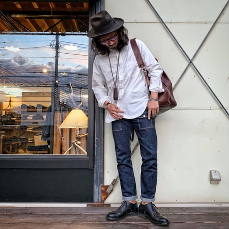 CWORKS 【Brooklyn / band collar shirt 】  (FINE CREEK )