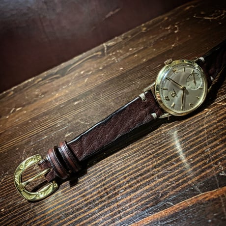 Dutch Leather Company ×  MASAYOSHI Watch belt  18GOLD