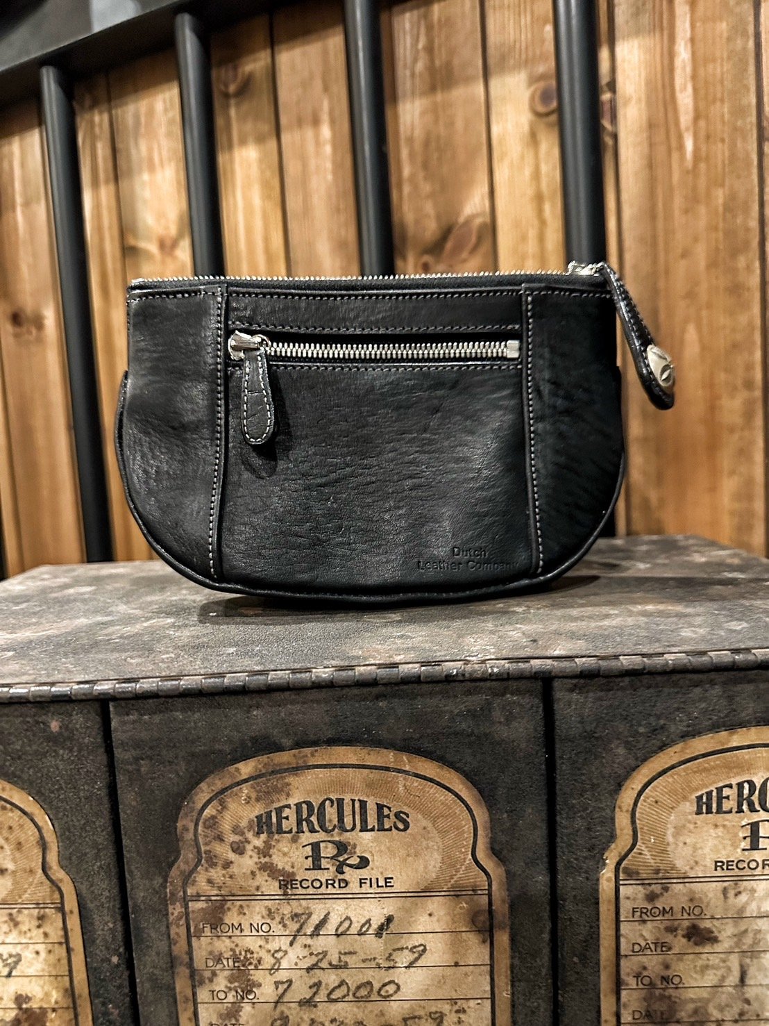 Dutch Leather Company × MASAYOSHI BDpouch【BLACK