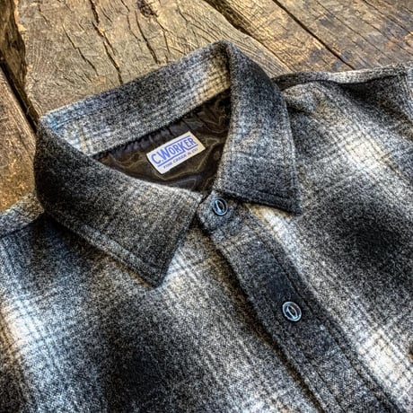 CWORKS 【Jaime /wool shirt】  (FINE CREEK )