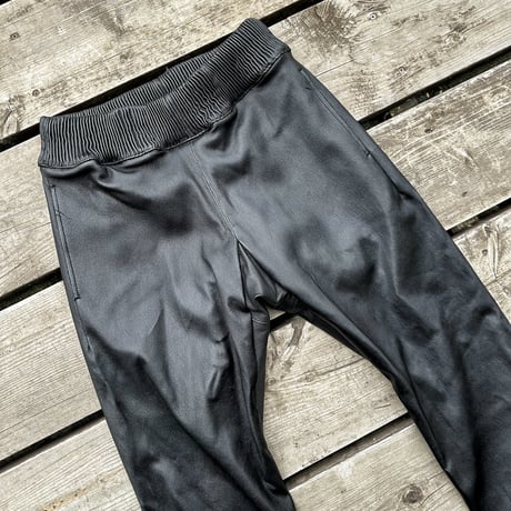 MOSSIR【lover / ﾛｰﾊﾞｰ】stretch leather sweat pants (ﾌｧｲﾝｸﾘｰｸ)