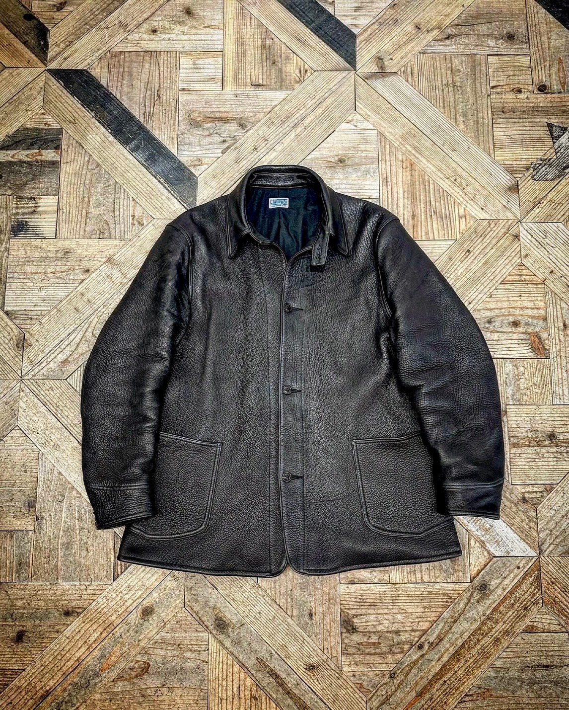 CWORKS【Load / ﾛｰﾄﾞ】Deer leather coverall (FINE