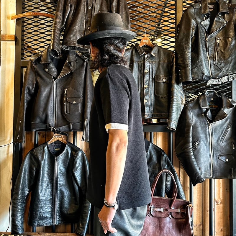 MOSSIR(モシール)【New Jersey / リンガー Knit TEE】 (FINE